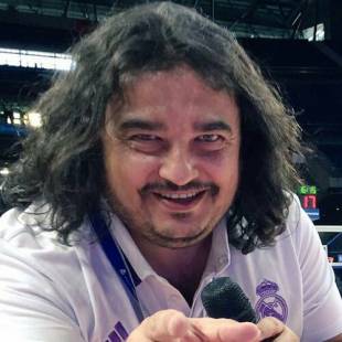 Presentación Real Madrid Anadolu. Momento visto desde la pista cuando se presenta en Anadolu Efes y el Real Madrid en la Euroliga. 