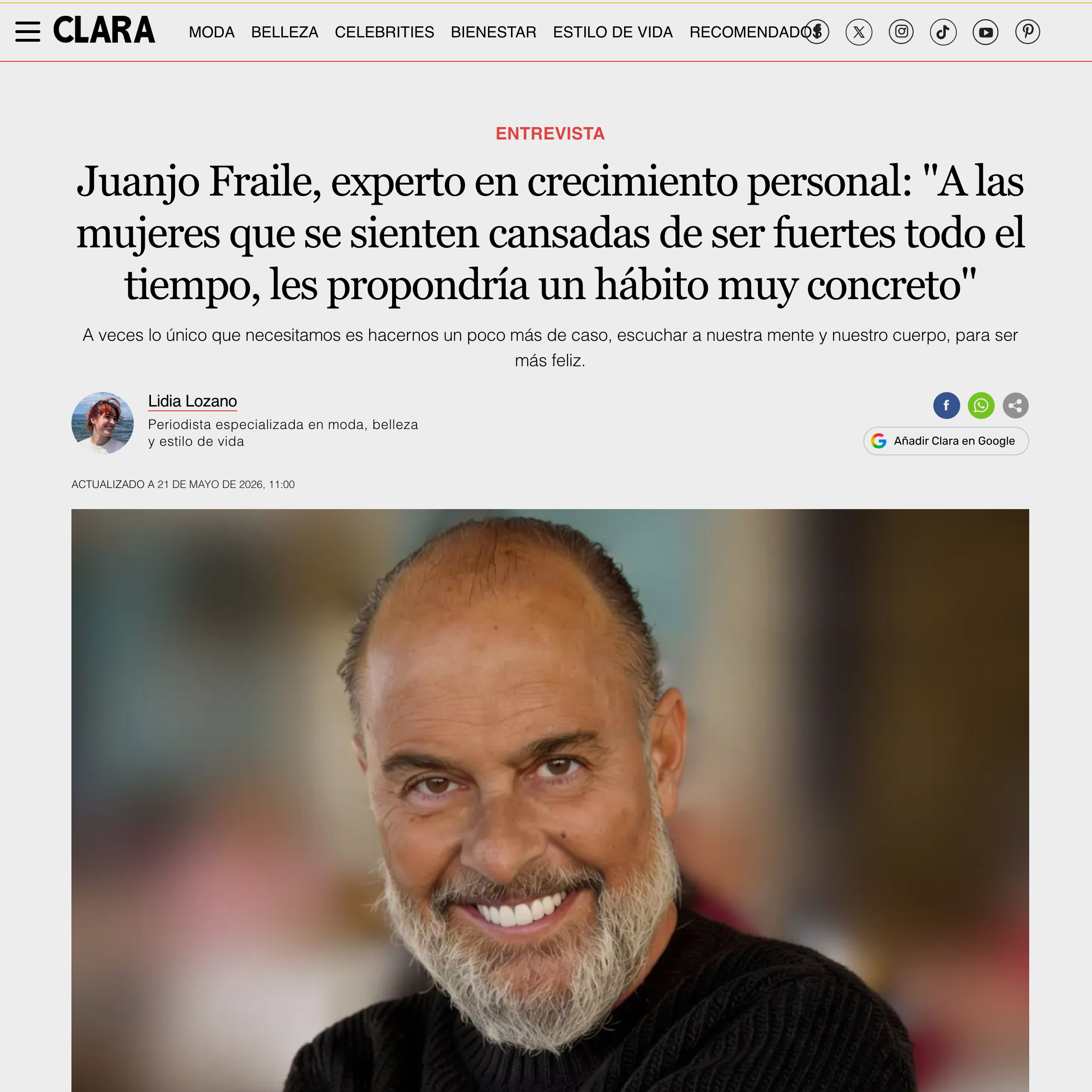 Juanjo Fraile, experto en crecimiento personal